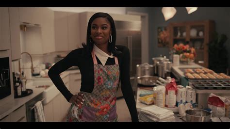 Gucci Apron of Coco Jones as Hilary Banks in Bel